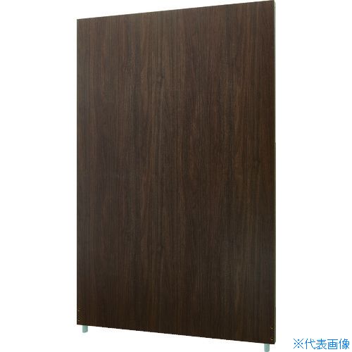 ■TRUSCO ローパーティション W1200XH1850 ライトウォルナット WLP1812BR(2068048)[法人限定][直送元]