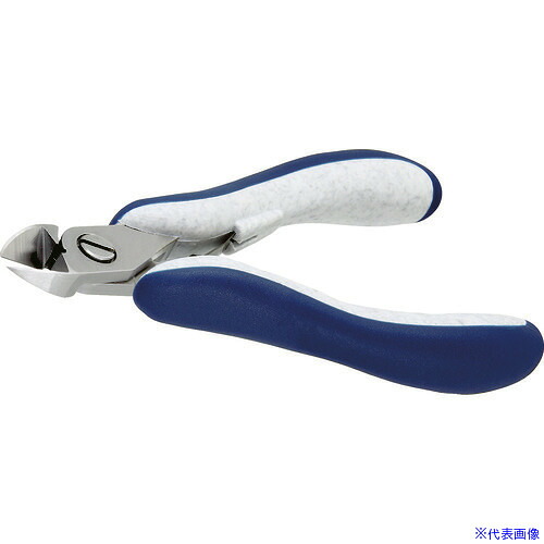 ■idealtek ESD精密ニッパ 長円形 大 フルフラッシュ刃 120mm ES5152CRBGIT(2069660)｜ファーストFACTORY