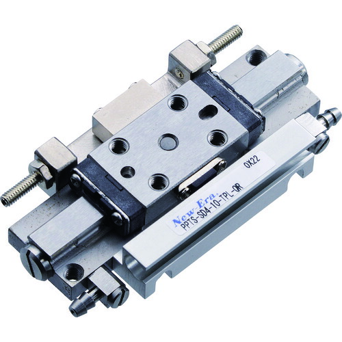 ■New－Era ピコテーブル シリンダ内径Φ4 ストローク10mm ベース配管 金属ストッパ両側調整機構付 PPTSD410PPQR(2070750)[送料別途お見積り][法人限定][メーカー取寄] 24,411円