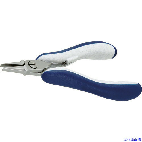 ■idealtek ESD精密プライヤー 直爪・平 130mm ES6011CRBGIT(2070837)