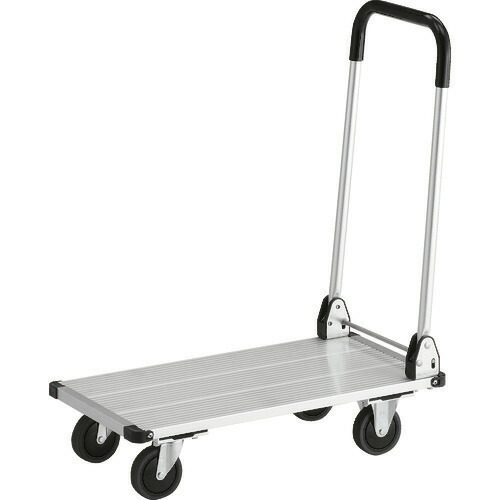 ■TRUSCO アルミ台車 アルパカート 省音 折りたたみ 700×360mm AL210736(2072260)[法人限定][直送元]