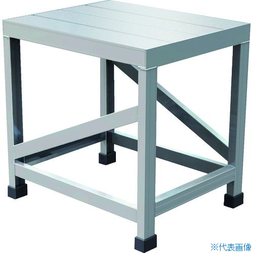 ■TRUSCO アルミ製溶接一体構造型作業台 一段(完成品) W500×D400×H500 WTDB5450(2074482)