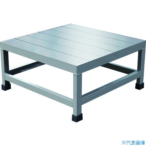 ■TRUSCO アルミ製溶接一体構造型作業台 一段(完成品) W600×D600×H300 WTDB6630(2074487)