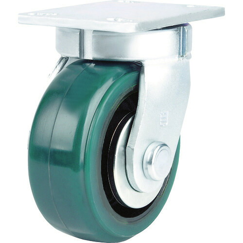 ■TRUSCO 超重高荷重用キャスター 自在 150MM 耐湿ウレタン車輪1200KGF TUSH150KPL(2077226)|ファーストFACTORY