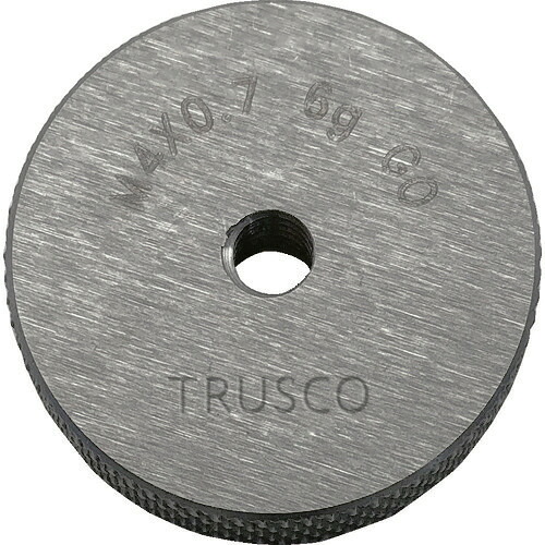 ■TRUSCO ねじ用リングゲージ 通り 6g M4×0.7 TRGO6GM4X0.7(2077257)