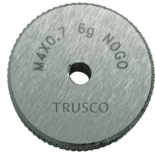 ■TRUSCO ねじ用リングゲージ 止まり 6g M5×0.8 TRNGO6GM5X0.8(2077268)