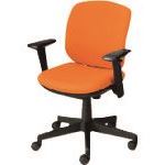 ■PLUS 697858)事務イス プリセア KD&minus;K66SL OR KDK66SLOR(2093507)[送料別途お見積り][法人限定][外直送]｜ファーストFACTORY