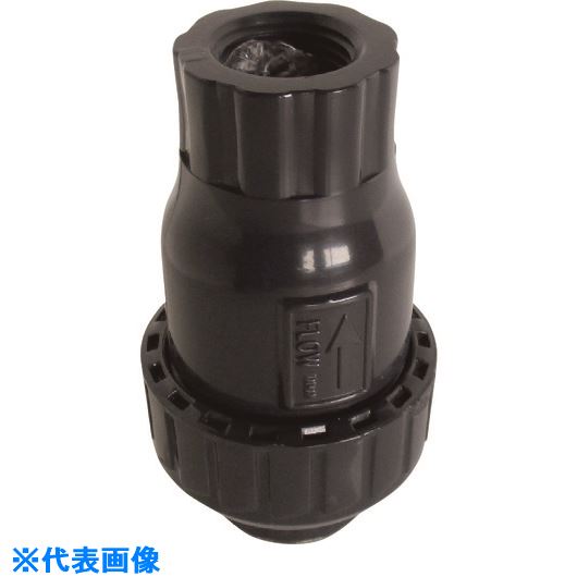 ■エスロン ボールチャッキ 本体材質PVC シール材質FKM ねじ 50A BC50NV(2094805)[送料別途お見積り][法人限定][外直送]｜ファーストFACTORY