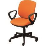 ■PLUS 697864)事務イス プリセア KB&minus;K66SL OR KBK66SLOR(2096658)[送料別途お見積り][法人限定][外直送]｜ファーストFACTORY