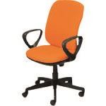 ■PLUS 697810)事務イス プリセア KB－K53SL OR KBK53SLOR(2098252)[送料別途お見積り][法人限定][外直送]