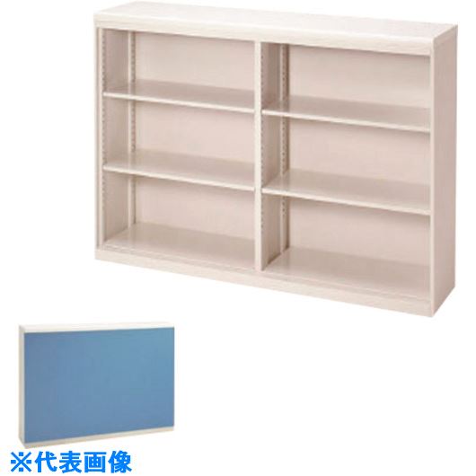 ■PLUS 69326)DK ハイカウンター棚付オープン DK－12HN LB DK12HNLB(2099786)[送料別途お見積り][法人限定][外直送]