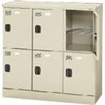 ■PLUS 71089)多人数用ロッカー KL&minus;L32 LGY KLL32LGY(2101553)[送料別途お見積り][法人限定][外直送]｜ファーストFACTORY