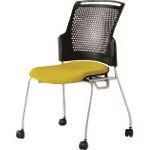 ■PLUS 629560)会議イス チェダーC MC－W63SH CYE MCW63SHCYE(2101679)[送料別途お見積り][法人限定][外直送]