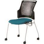■PLUS 629562)会議イス チェダーC MC－W63SH SBL MCW63SHSBL(2103171)[送料別途お見積り][法人限定][外直送]