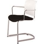 ■PLUS 17493)会議イス フィトナ MB－F61SEH BK MBF61SEHBK(2106262)[送料別途お見積り][法人限定][外直送]