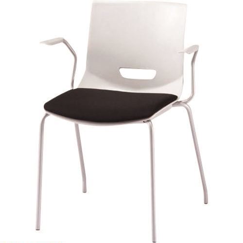 ■PLUS 15485)会議イス UB MB&minus;UB04S SBK MBUB04SSBK(2112010)[送料別途お見積り][法人限定][外直送]｜ファーストFACTORY