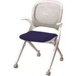 ■PLUS 657801)会議イス エラーテ MB&minus;Q50S BL MBQ50SBL(2112151)[送料別途お見積り][法人限定][外直送]｜ファーストFACTORY