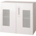 ■PLUS 648259)L6 ガラス両開き保管庫 L6&minus;E70AG W4 L6E70AGW4(2116591)[送料別途お見積り][法人限定][外直送]｜ファーストFACTORY