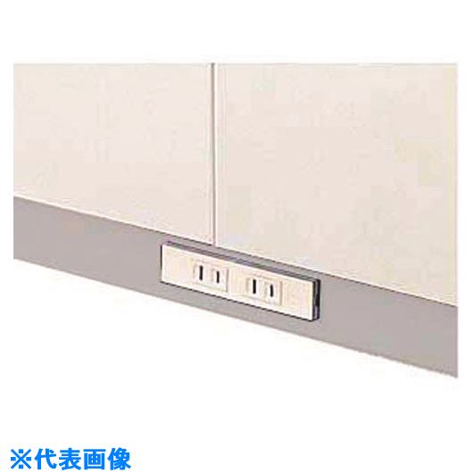 ■PLUS 648615)L6 コンセント付ベース L6－F11WC M4 L6F11WCM4(2118648)[送料別途お見積り][法人限定][外直送]