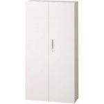 ■PLUS 648205)L6 両開き保管庫 L6－F180A W4 L6F180AW4(2119323)[送料別途お見積り][法人限定][外直送]