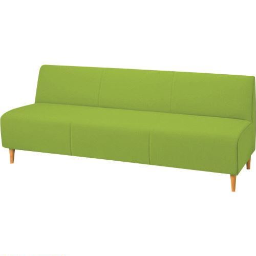 ■PLUS 26802)LS－L30 3人用ソファ LS－L303BN GR LSL303BNGR(2120149)[送料別途お見積り][法人限定][外直送]