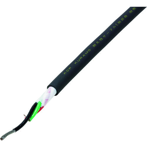 ■倉茂電工 計装用ロボットケーブル KDF－L 100M KDFL3X0.2SQ100(2124553)[法人限定][直送元]