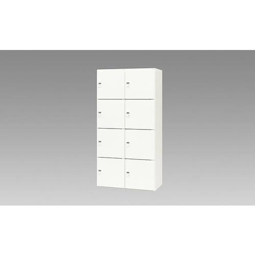 ■NAIKI パーソナルロッカー CW型 8人用 ホワイト ダイヤル錠 CW0918PLD8WW(2140849)[送料別途お見積り][法人限定][外直送]