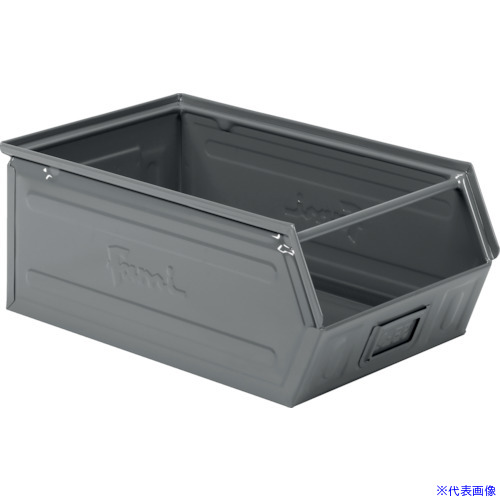■Fami メタルパーツバスケット グレー 28.0L 外寸300×500×200 FLS65000A01(2145980)