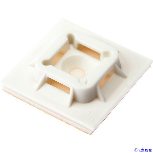 ■PANDUIT スーパーグリップ専用マウントベース 白 50個入り SGABM50－A－L SGABM50AL(2159318)