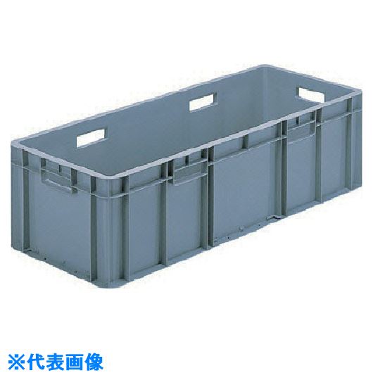 ■サンコー TP規格コンテナ 205406 TP382.5LB ライトグレー SK205406(2162117)[送料別途お見積り][法人限定][外直送]