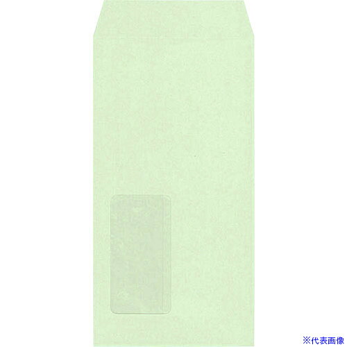 ■キングコーポ 長3窓明封筒No.41枠ナシHiソフトカラーグリーン1000枚X1箱 120141(2162420)[法人限定][外直送元]｜ファーストFACTORY