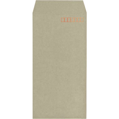 ■キングコーポ 長3 リサイクルカラーRC40 グレー80g スミ貼1000枚X1箱 181342(2162478)[法人限定][外直送元]