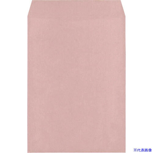 ■キングコーポ 角2Hiソフトカラー封筒サーモン スミ貼500枚X1箱 160215(2165584)[法人限定][外直送元]