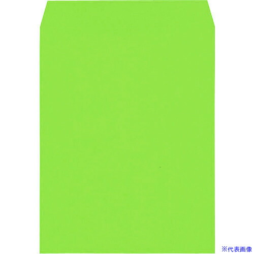 ■キングコーポ 角形3号 85g スミ貼グリーン500枚X1箱 080508(2165590)[法人限定][外直送元]