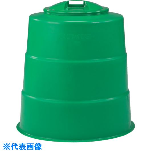 ■サンコー コンポスター300型 804009 緑 SKCP300GR(2169946)[送料別途お見積り][法人限定][外直送]