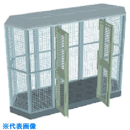 ■サンコー ゴミステーション(スタンダード) 805652 グレー 805652GL00(GY)(2169950)[送料別途お見積り][法人限定][外直送]
