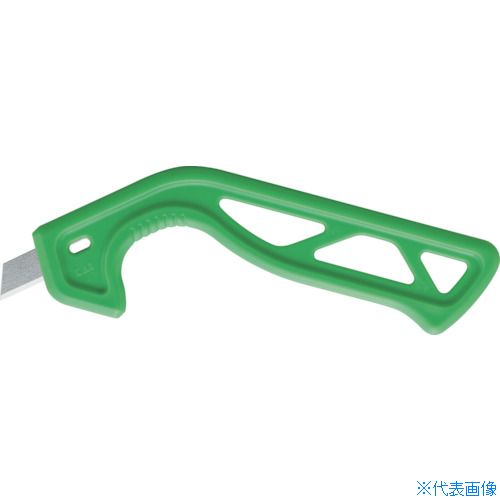 ■貝印刃物 異物混入対策スリットナイフ(グリーン)100本入 750BH0846(2173406)｜ファーストFACTORY