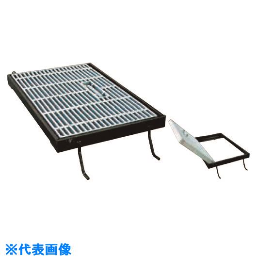 ■タカラ LSハイテングレーチング ますぶた110度回転用 細目 T-20 NLH3244T20(2173732)[送料別途お見積り][法人限定][外直送]