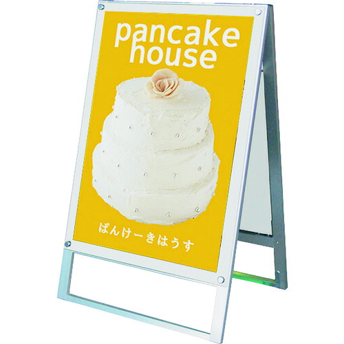 ■TOKISEI ポスター用スタンド看板マグネジ A1両面ホワイト PSSKMNA1RW(2177396)[送料別途お見積り][法人限定][外直送]｜ファーストFACTORY