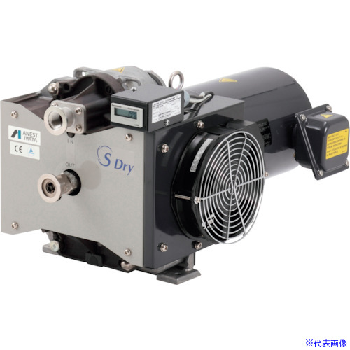 ■アネスト岩田 オイルフリー真空ポンプ(ドライ式) 到達圧力50Hz/60Hz：30Pa DVSL500E(2183984)[法人・事業所限定][外直送元]｜ファーストFACTORY