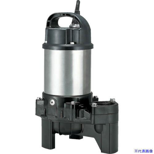 ■ツルミ 樹脂製汚物用水中ハイスピンポンプ 50HZ 口径50mm 三相200V 50PU2.450HZ(2232324)