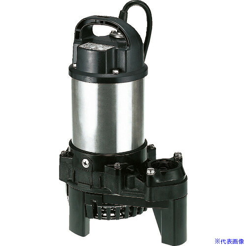 ■ツルミ 樹脂製汚水用水中うず巻ポンプ 50HZ 40PSF2.4S50HZ(2232383)｜ファーストFACTORY