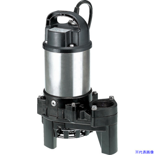 ■ツルミ 樹脂製雑排水用水中ハイスピンポンプ 60HZ 口径50mm 単相100V 50PN2.4S60HZ(2232472)