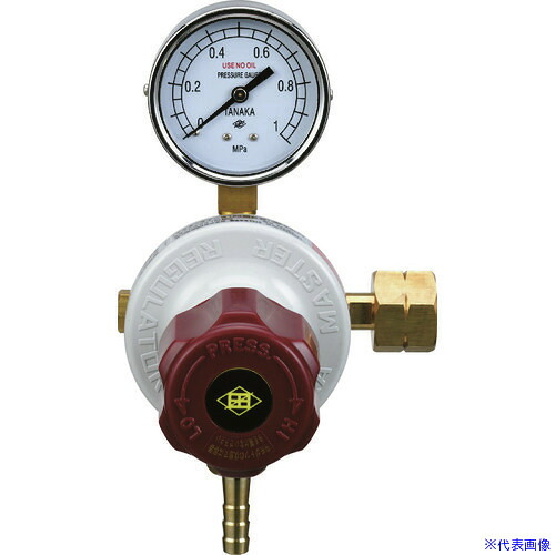 ■日酸TANAKA 配管取り出し、ヘッダー用圧力調整器マスターラインVI 水素 Q832WE(2238015)[送料別途お見積り][法人限定][外直送]