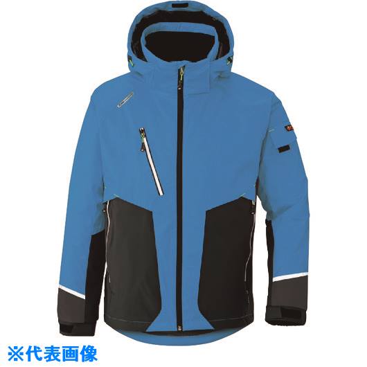 ■アイトス 光電子ストレッチ防寒ジャケットブルー AZ61740066L(2261568)[送料別途お見積り][法人限定][掲外取寄]｜ファーストFACTORY