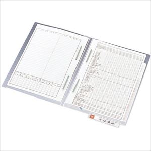 ■LIHIT カルテフォルダー ダブルファスナー付 (50枚入り) 乳白 A4 HK716U(2264841)[送料別途お見積り][法人限定][掲外取寄]｜ファーストFACTORY