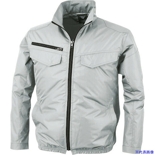 ■XEBEC 空調服遮熱長袖ブルゾンXE98017－22－S シルバーグレー XE9801722S(2267636)[送料別途お見積り][法人限定][掲外取寄]