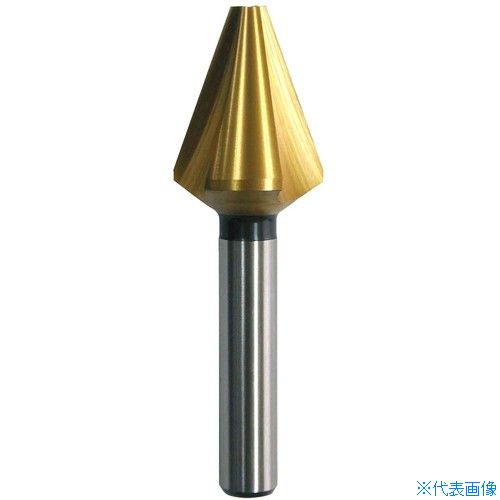 ■WEBA カウンターシンク No.19040&minus;1 40&deg;3枚刃 HSS TiNコ&minus;ティング φ12.4 19040112.4(2282002)｜ファーストFACTORY