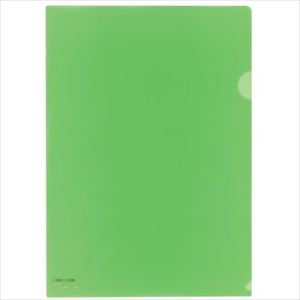 ■LIHIT カラークリヤーホルダー 黄緑 A4 F786(2282217)×50[送料別途お見積り][法人限定][掲外取寄]