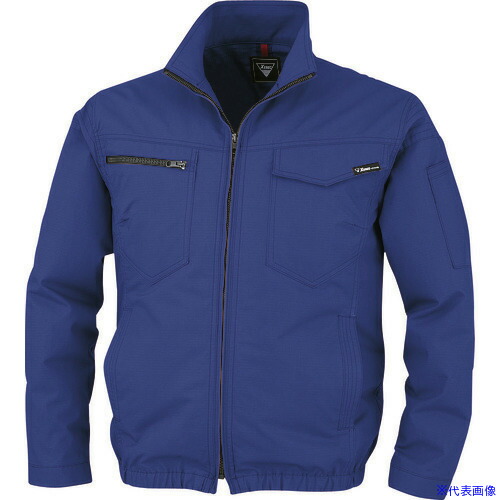 ■XEBEC 空調服制電長袖ブルゾンXE98012－16－5L ネイビーブルー XE98012165L(2283449)[送料別途お見積り][法人限定][掲外取寄]